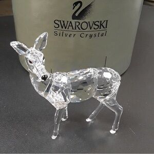 Swarovski Crystal Deer Figurine